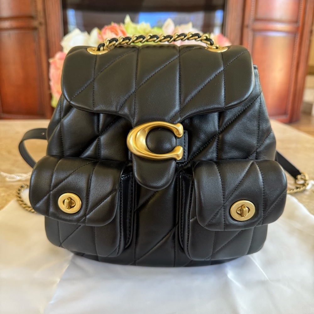 Coach Tabby Leather Backpack